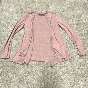 Weathered Light Purple Long Sleeve Cardigan